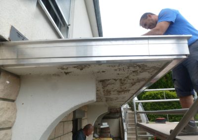 Étanchéité de balcon avec habillage profilé DANI ALU