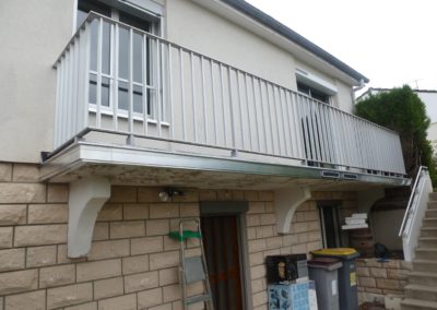 Étanchéité de balcon avec habillage profilé DANI ALU